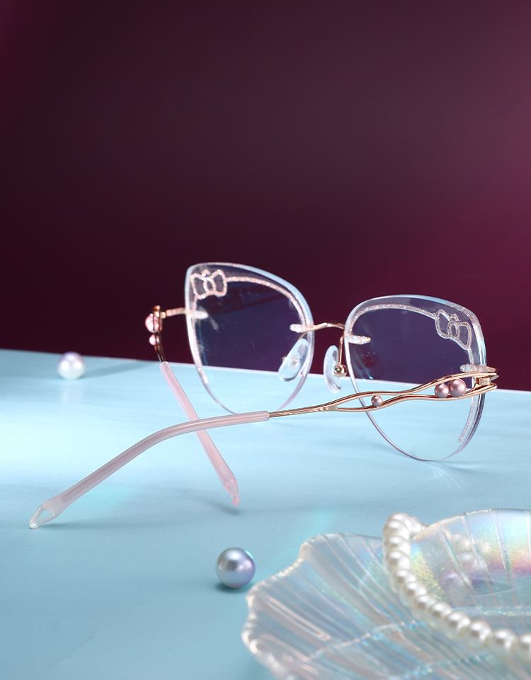 Women's rimless Metal eyeglasses | Firmoo.com