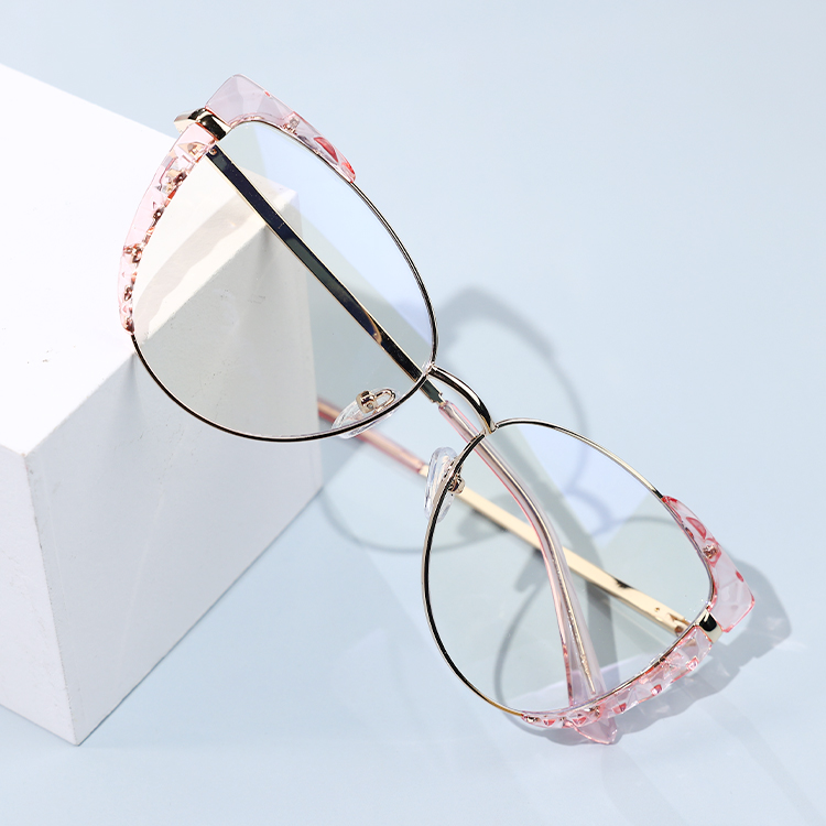 Women's full frame Metal & TR eyeglasses | Firmoo.com
