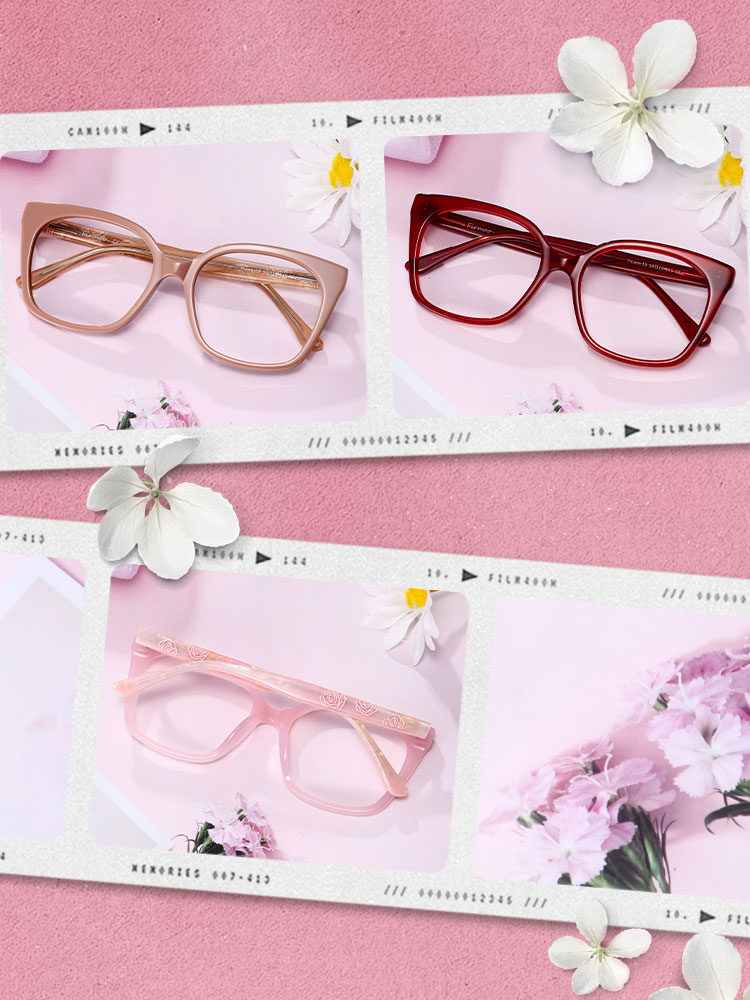 Women's full frame Acetate eyeglasses | Firmoo.com