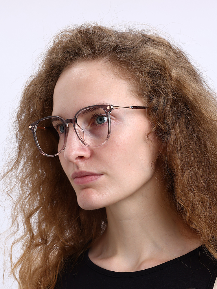 Unisex full frame Metal & TR eyeglasses | Firmoo.com