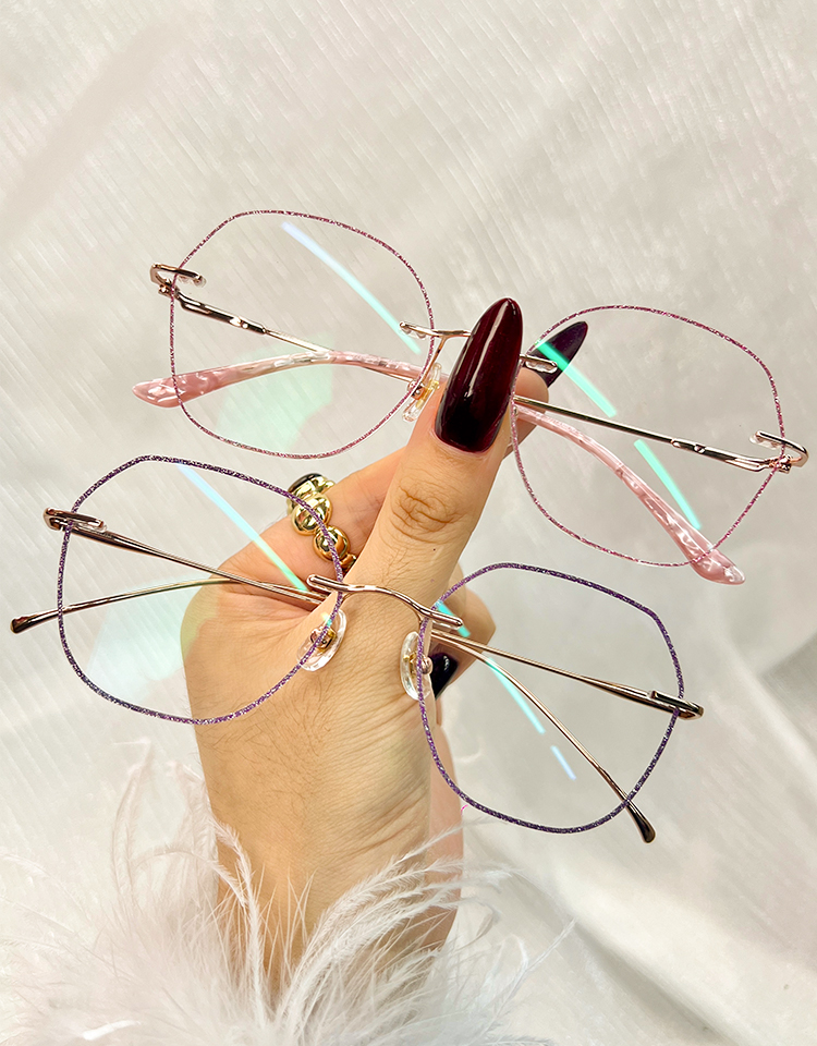 Women's rimless Metal eyeglasses | Firmoo.com