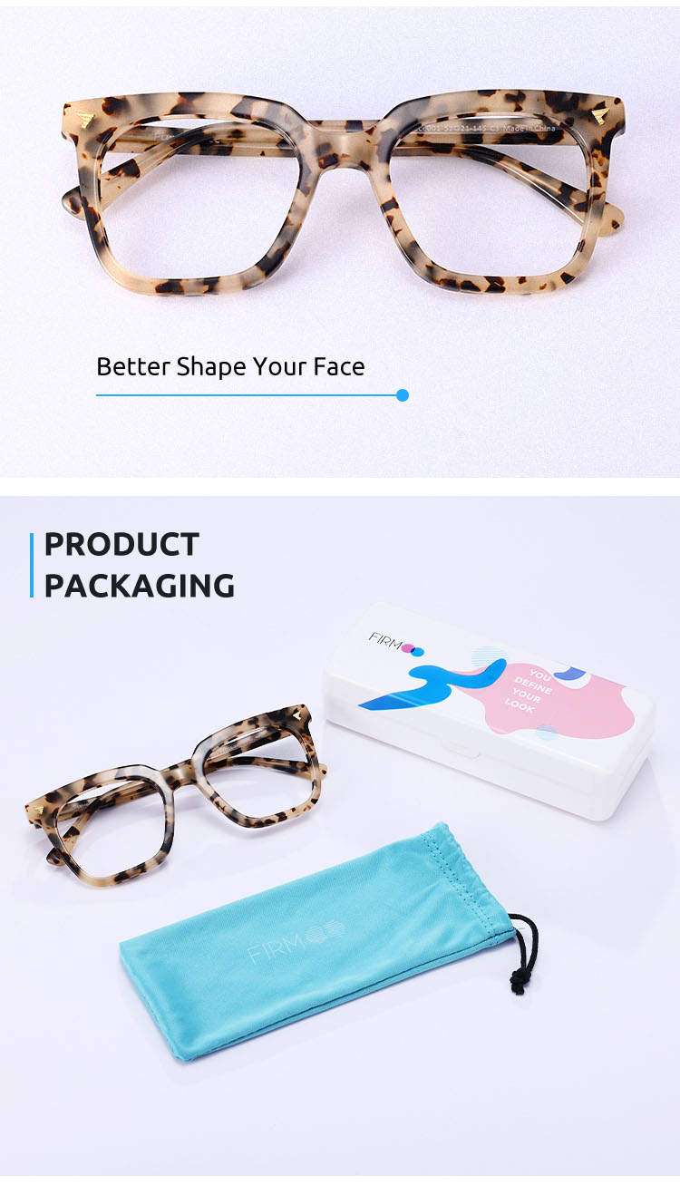 Unisex full frame Acetate eyeglasses | Firmoo.com