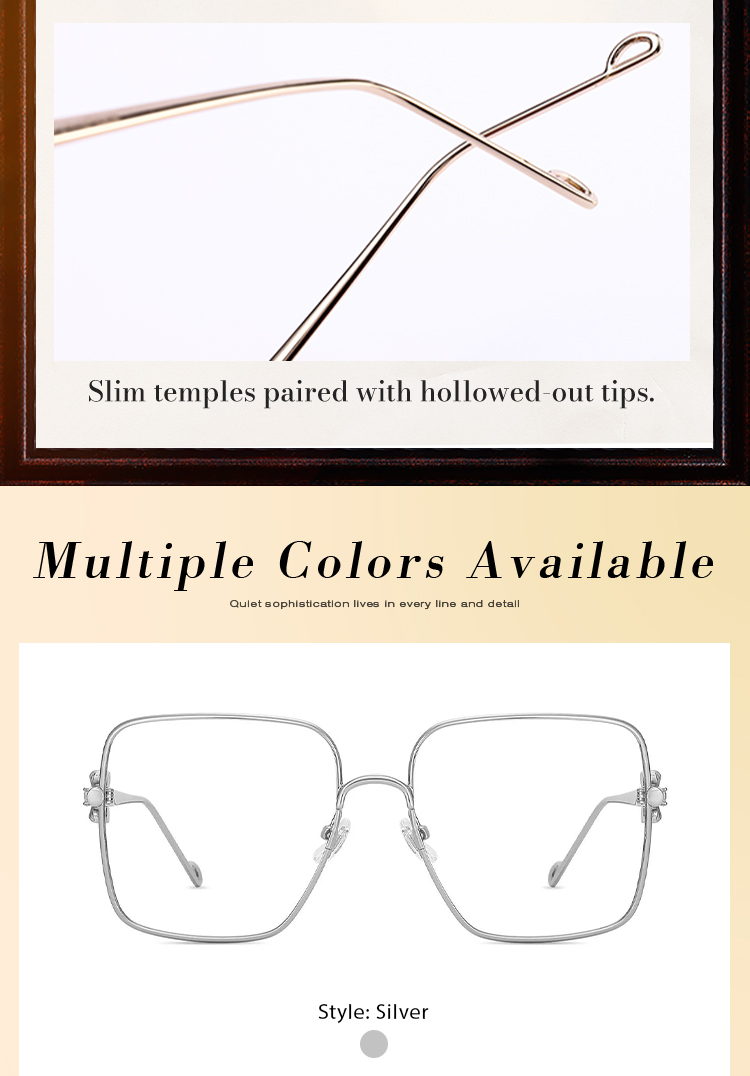 Women's full frame Metal eyeglasses | Firmoo.com