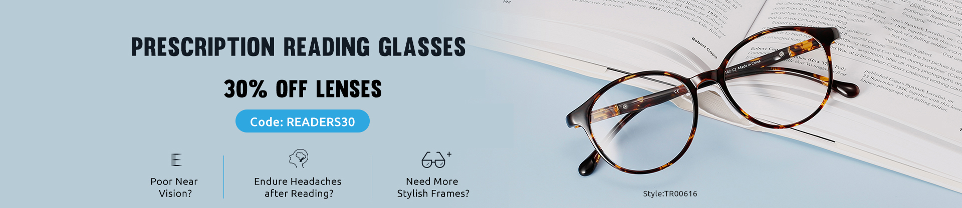 Reading Glasses | Glasses for Reading | Easy Readers Glasses | Firmoo.co.uk